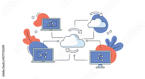 Modern Cloud Computing Network Architecture for Business Operations and Data Management