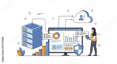 Data Analytics and Cloud Computing Security for Digital Business Growth and Information Management