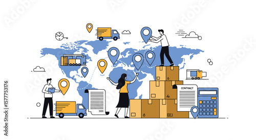 Global Logistics Network Management and Distribution Planning for Businesses