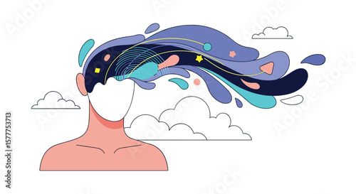 Visualizing the Flow of Ideas and Imagination Expanding the Mind's Creative Potential