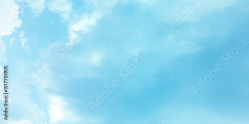 Blue sky, sun, clouds. A peaceful moment with underlying complexity. A reflection of the sky on thin clouds. Hidden emotions beneath a bright exterior like feeling melancholic on a good day background