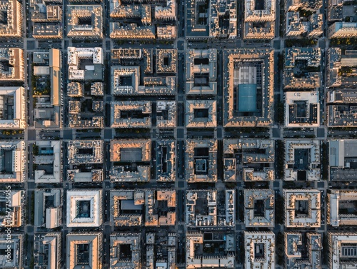 Urban Geometry from the Sky