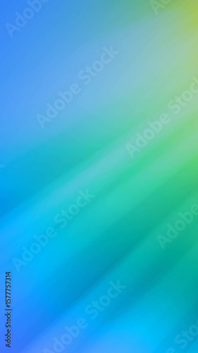 Animation of shining sun over rainbow colors background