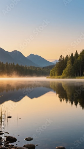 Mirror Lake at Golden Hour