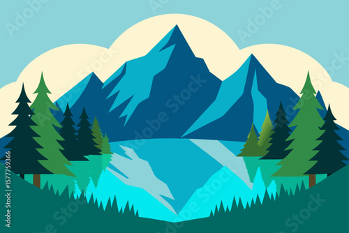 Nature Park with Walking Trails and Benches View