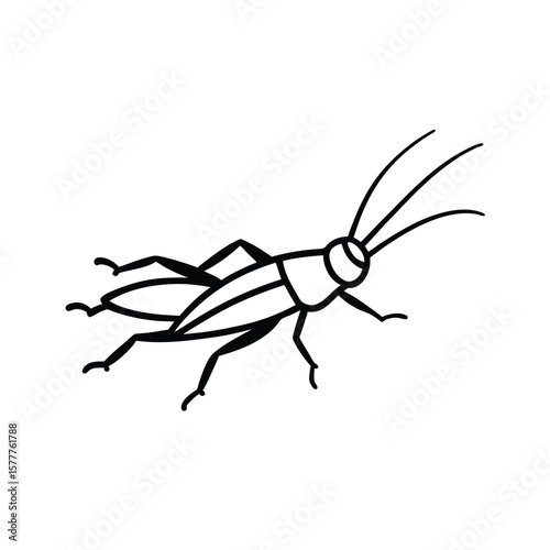 hand-drawn-cricket-icon-sketch-include-after-on-wh.eps