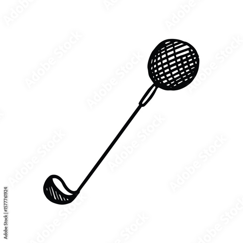 hand-drawn-golf-icon-sketch-include-after-on-white.eps
