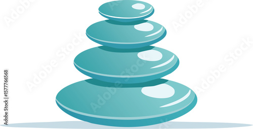 stacked mint blue pebbles, pebble balancing aesthetic art decoration, cool blue color pebbles stone stacked, cutout png.balance, stability, stack, pebble, nature, aesthetic, calming, colourful, cool, 