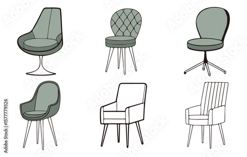 set of chairs