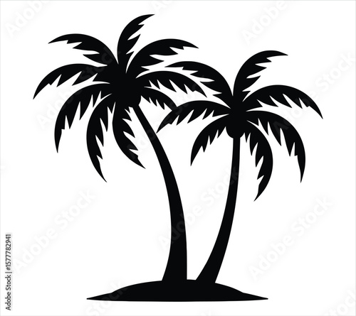 Minimalist Palm Tree Silhouette Pack