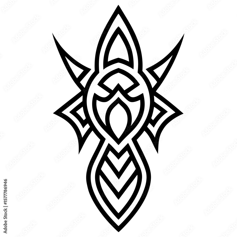 Obraz premium tribal tattoo design