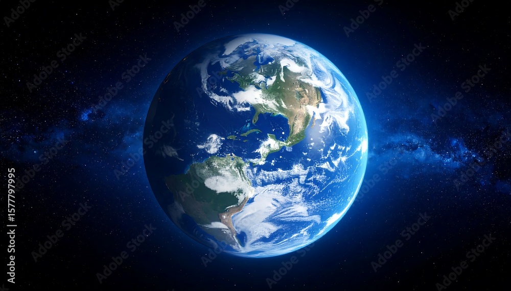 Fototapeta premium Earth in space (1)