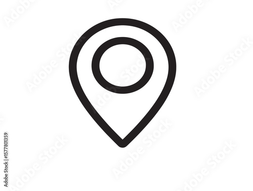 Sleek and Modern Location Icon Vector Art Design Free Download Sleek and Modern Location Icon Vector Art Design - GFXLoad