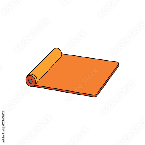 Silicone baking mat perfect for kitchenware coloring book Line Art Vector Illustration