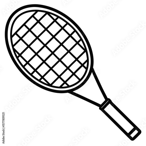 tennis racket with ball