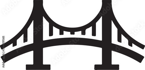 Golden Gate style

Old stone bridge

Modern suspension bridge

Bridge with city skyline background