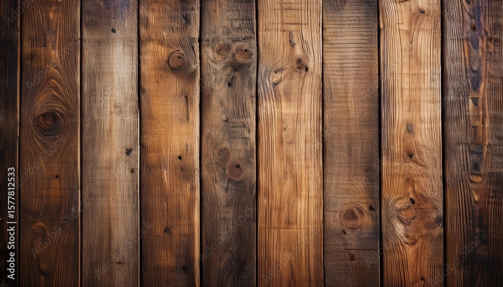 Naklejka premium close up of distressed wooden planks with a vintage aesthetic