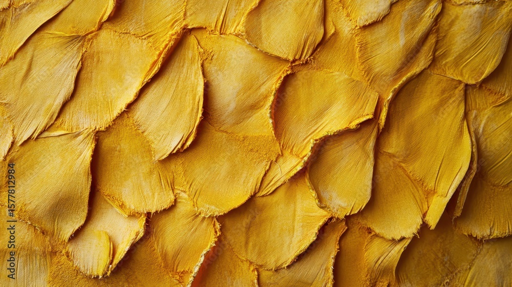 Fototapeta premium Textured Surface of Innovative Pineapple Leather Sample