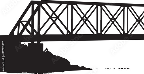Golden Gate style

Old stone bridge

Modern suspension bridge

Bridge with city skyline background