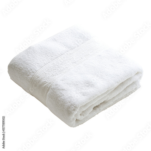 Salon towel isolated on transparent background