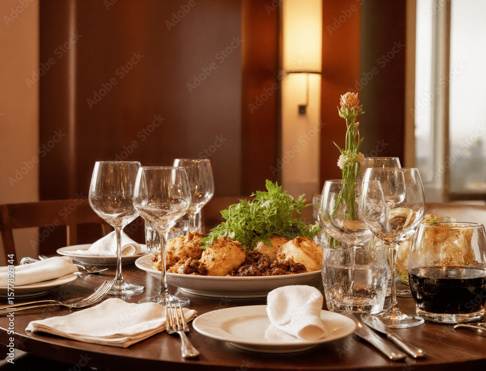 Luxury exclusive fine dining experience in a high end restaurant, highlighting exquisite cuisine, outstanding service, and a refined travel concept. Luxury exclusive fine dining experience in a high end restaurant, highlighting exquisite cuisine, outstanding service, and a refined travel concept.