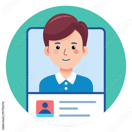 vector illustration of a businessman