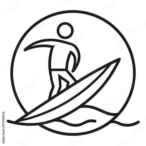 silhouette of a surfer