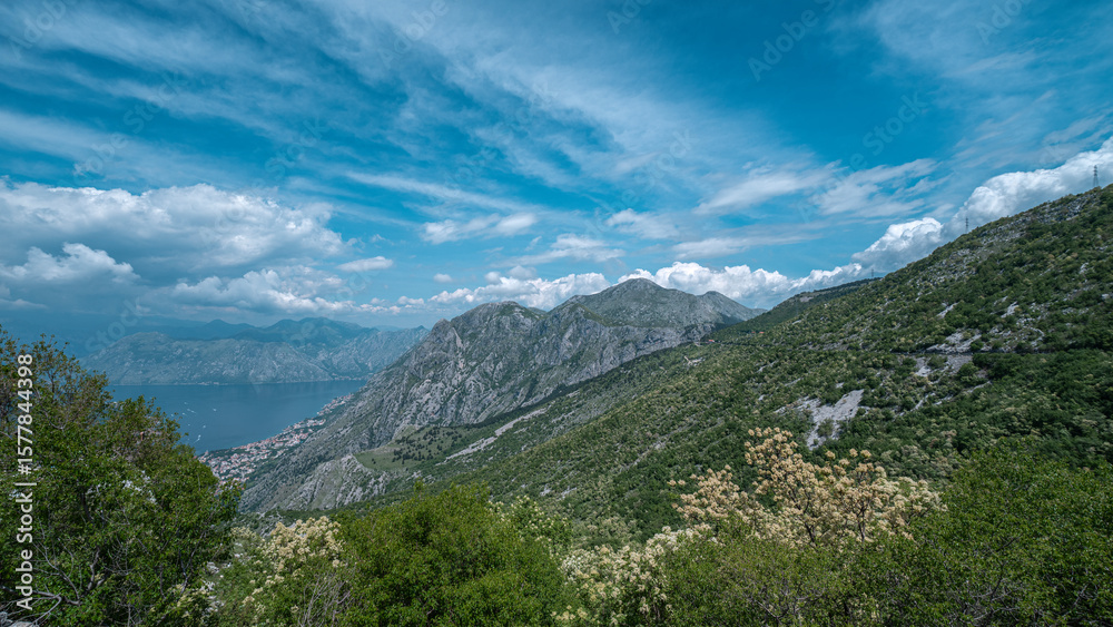 Fototapeta premium Bucht von Kotor - Montenegro
