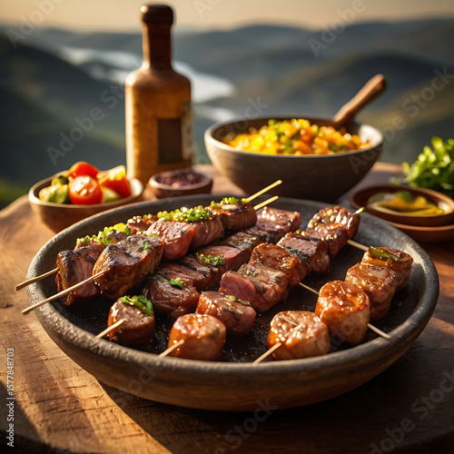 Churrasco Gaúcho Espetinho – Traditional Brazilian Barbecue from Southern Brazil
