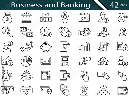 Ultimate Finance and Investment Icon Pack for Business and Banking Projects
