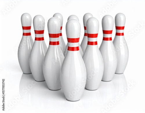 Bowling Pins – Side Angle