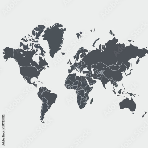 world map vector illustration