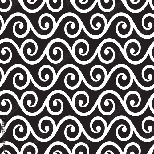 Wave line pattern vector design for wallpaper, textile, background	