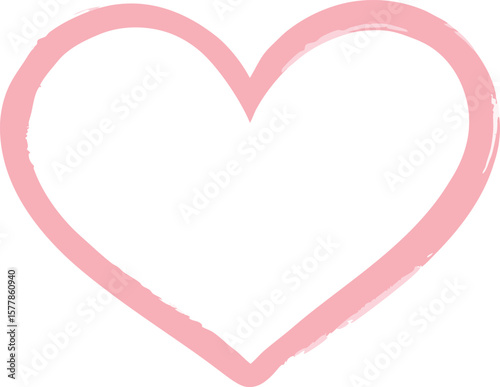 Pink heart shapes with ribbons symbolize love and romance, perfect for Valentine's Day, weddings, or any celebration of two hearts in union