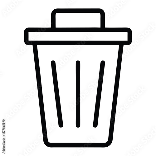 trash bin icon