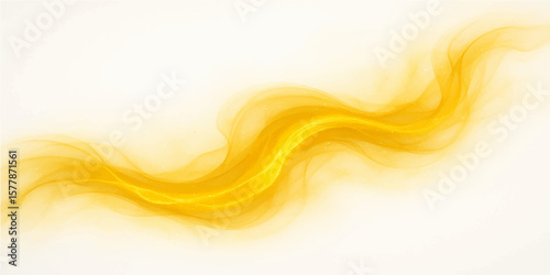 Abstract orange and yellow waves flow with light and energy, creating a vibrant, colorful background design