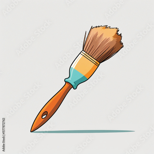 paint brush isolated on white background