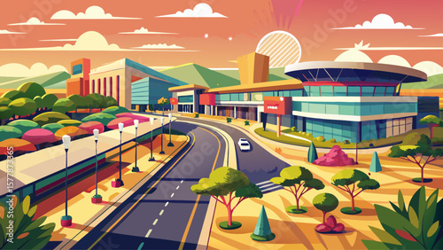 Lusaka, Zambia – Modern malls and wide roads stretch across rolling plains. Trees bloom beside cafés, and local culture shines in this peaceful urban blend.