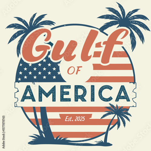 Vintage American Gulf Coast Summer Travel & Vacation Design