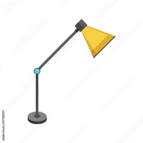 table lamp isolated on white background