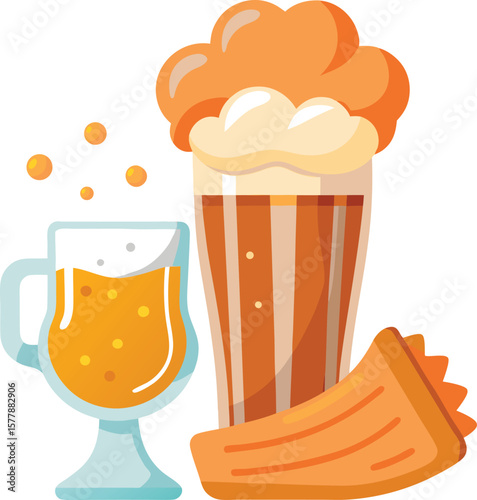 Refreshing Beer and Crispy Churros: A Perfect Autumn Pairing for a Cozy Evening