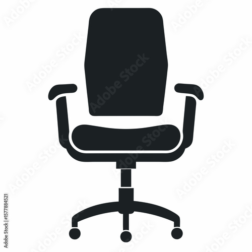 black office chair