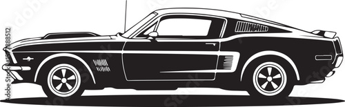 Car silhouette vector illustration