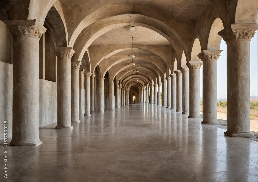 Fototapeta premium arches of a cathedral