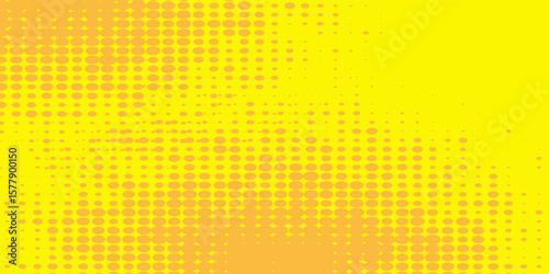 Dots halftone yellow and dark blue color pattern gradient grunge texture background. vector grunge. modern