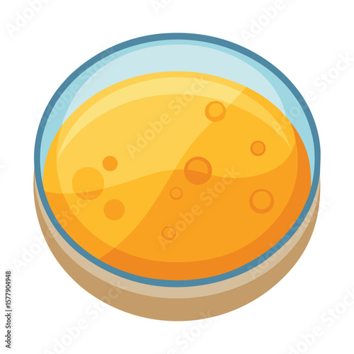 Vector food illustration of oranges and orange juice