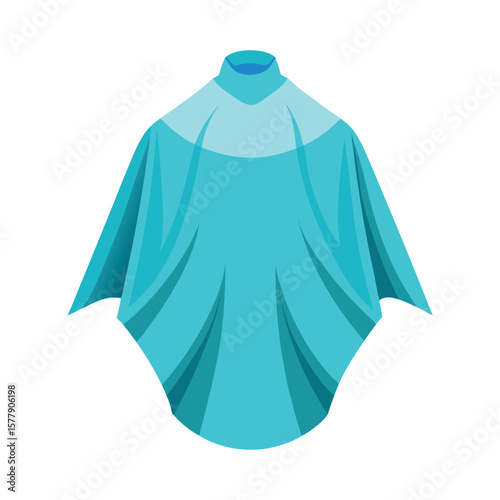 Elegant blue and green dresses on white background, perfect for fashion and apparel