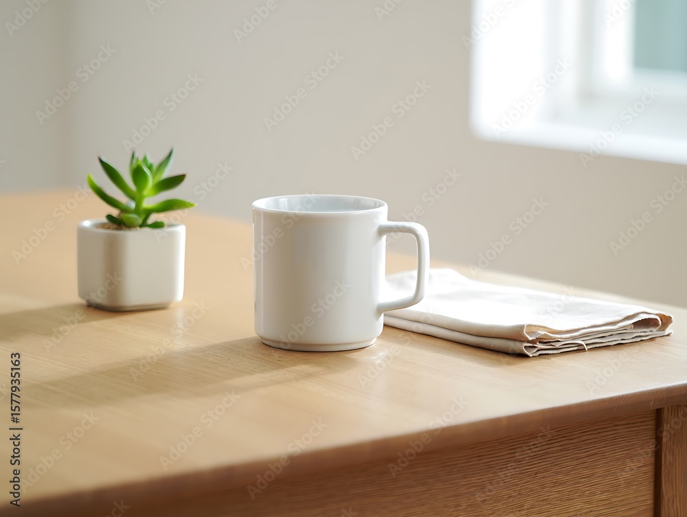 Obraz premium Neutral Mug Mockup