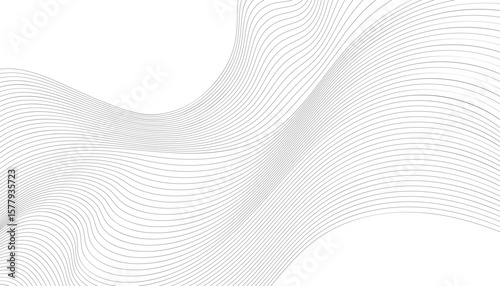 Black and white wavy line pattern