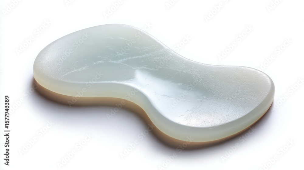 Elegant Jade Gua Sha Stone with Smooth Curves
Elegant Jade Gua Sha Stone with Smooth Curves